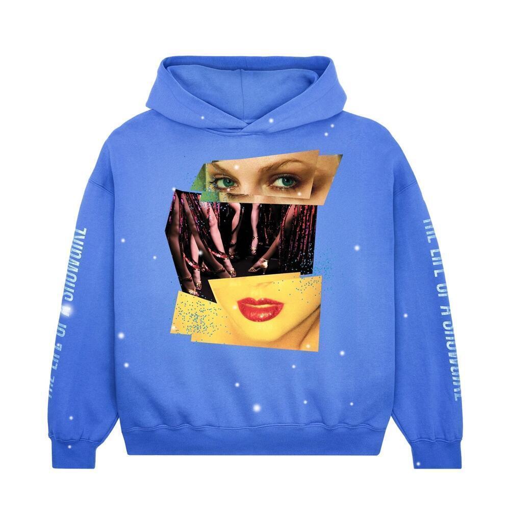 THE LIFE OF A SHOWGIRL VIOLET BLUE HOODIE